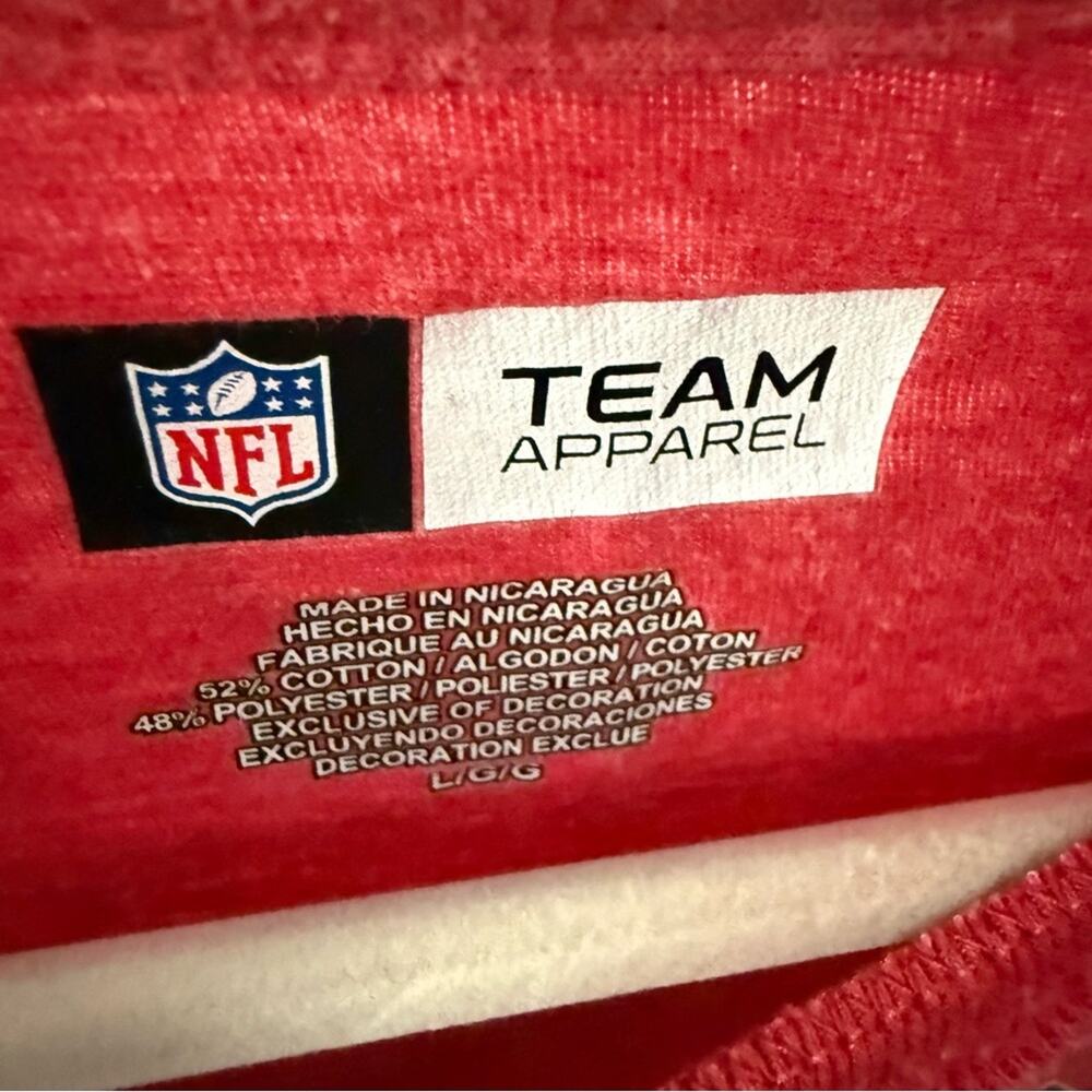NFL Atlanta Falcons Red Short Sleeve Tee - Picture 4 of 5